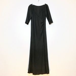 Elie Tahari Black Gown Wrap USA made EUC